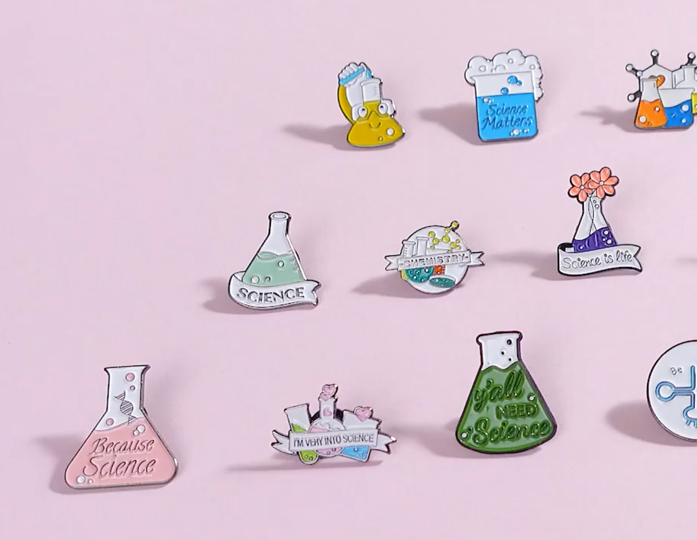 STEM Pin - Science, Hypothesis, Experiment, DNA, Cell, Ecosystem, Homeostasis, Atom, Energy, Element, Periodic Table