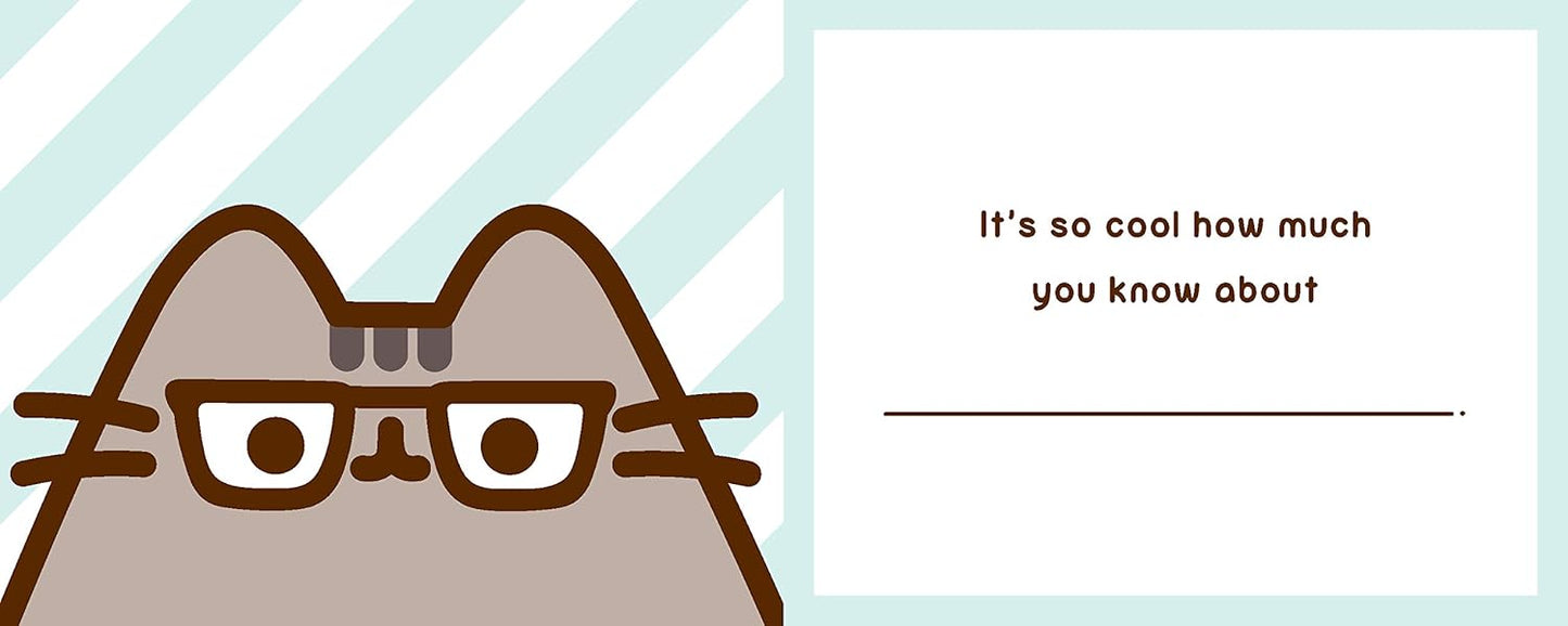 Pusheen: I Like You More than Pizza: A Fill-In Book