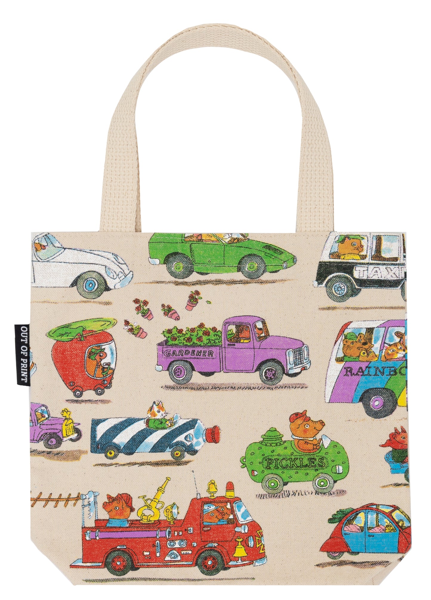 Richard Scarry: Cars and Trucks and Things That Go - Mini Tote Bag