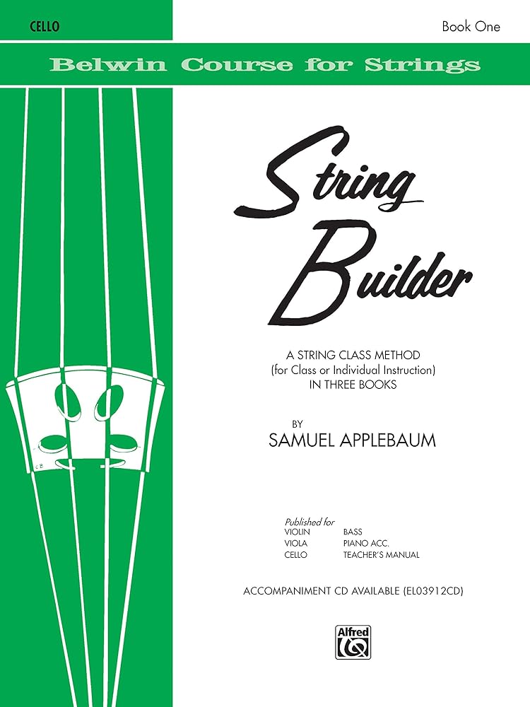 String Builder, Bk 1: A String Class Method (for Class or Individual Instruction) - Cello (Belwin Course for Strings, Bk 1) cover image