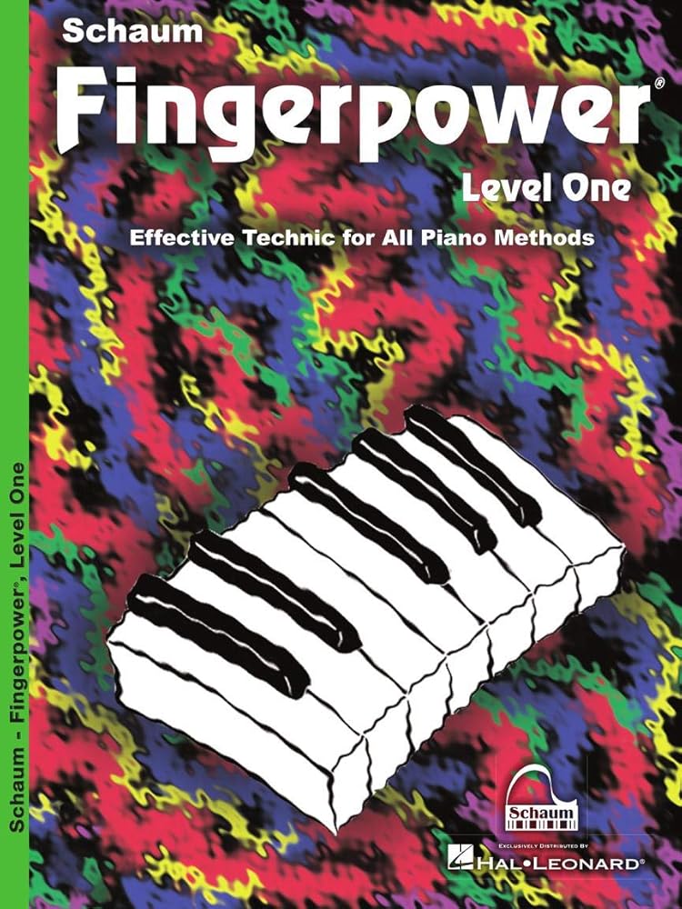 Schaum Fingerpower Level 1 Piano Technique Book | Beginner Piano Exercises for Kids and Adults | Finger Strength and Dexterity Training | Progressive ... Teachers (Schaum Publications Fingerpower(r)) cover image