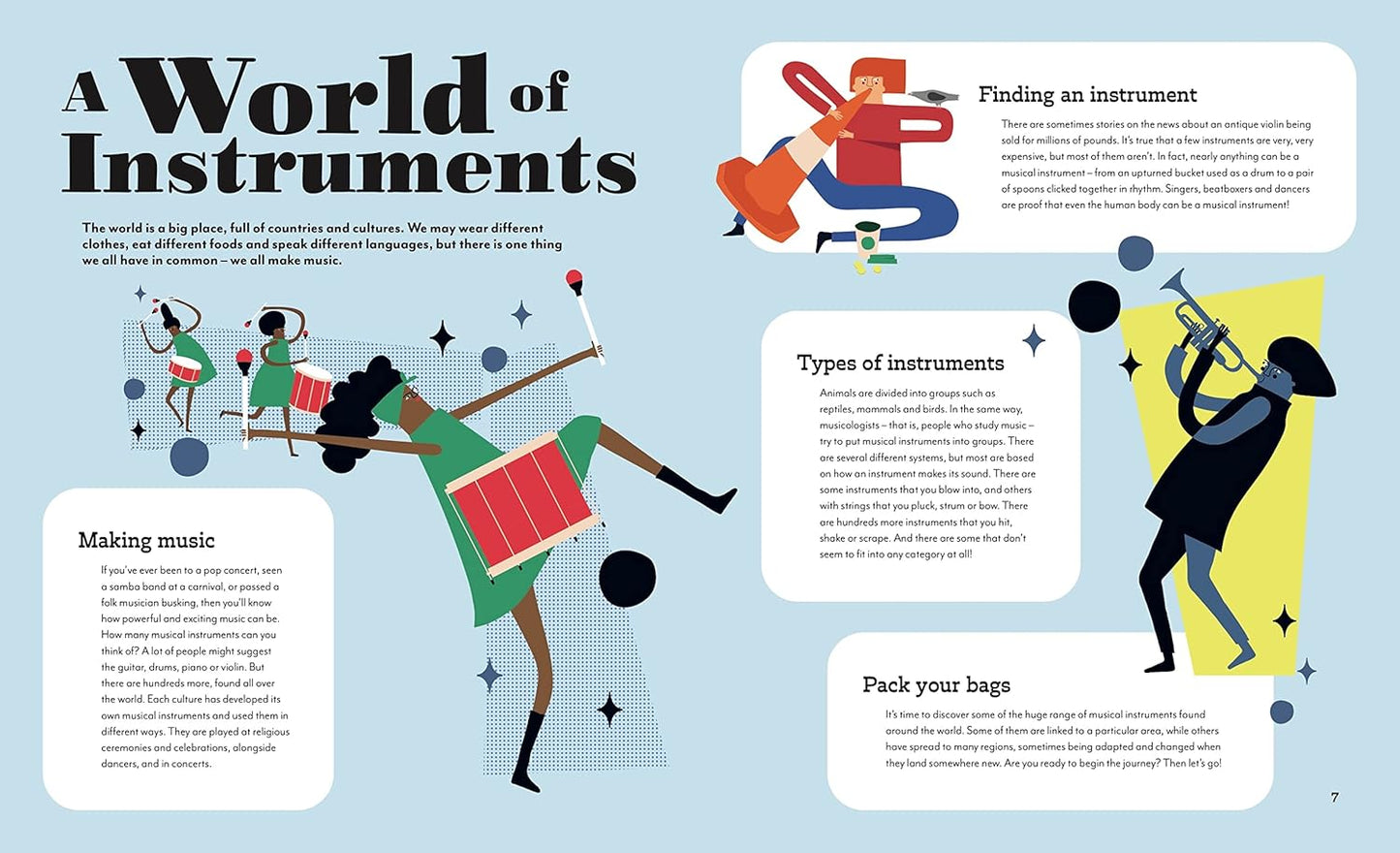 Around the World in 80 Musical Instruments (Around the World, 2)-StarryFerryBooks