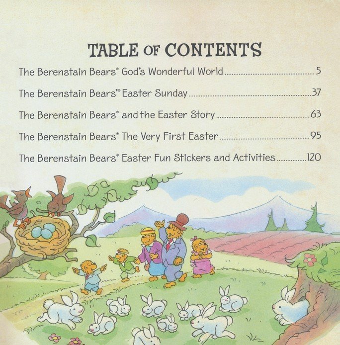 Berenstain Bears Easter Treasury, 4 in 1