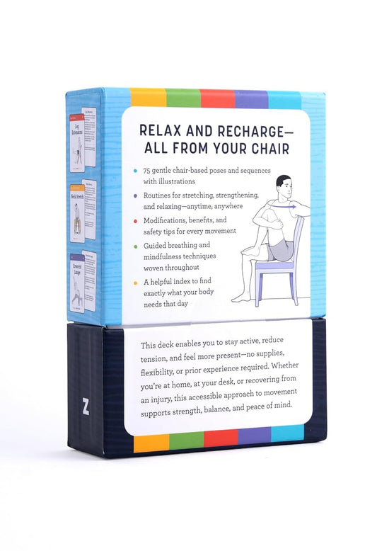Chair Yoga Deck 75 Simple Poses for Improved Strength, Mobility, and Flexibility | Devi Daly, Illustrated by Kate Francis