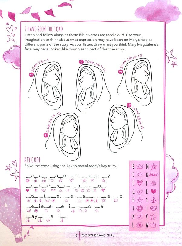 For Girls Like You: God's Brave Girl Younger Kids Activity Book
