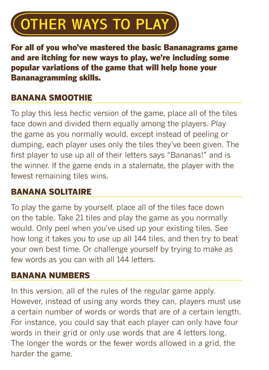 More Bananagrams: An Official Book