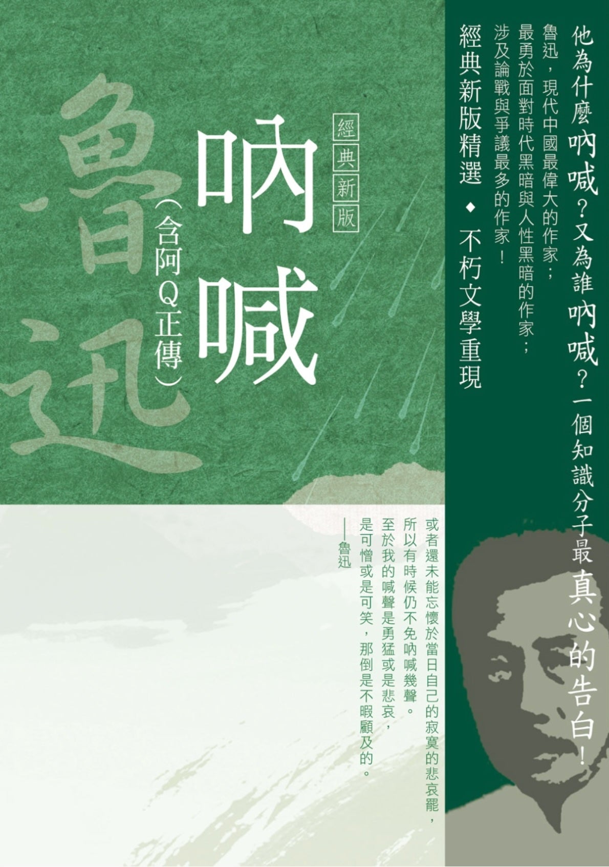 魯迅作品精選1: 吶喊 (含阿Q正傳)