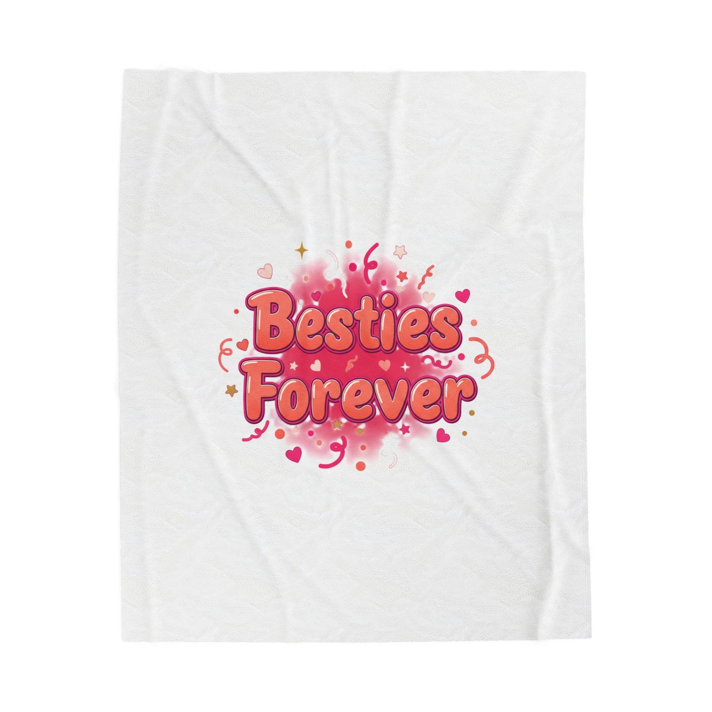 Besties Forever Blanket | Galentine’s design, female friendship, squad vibes