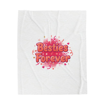 Besties Forever Blanket | Galentine’s design, female friendship, squad vibes