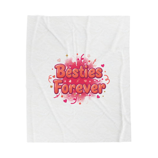 Besties Forever Blanket | Galentine’s design, female friendship, squad vibes