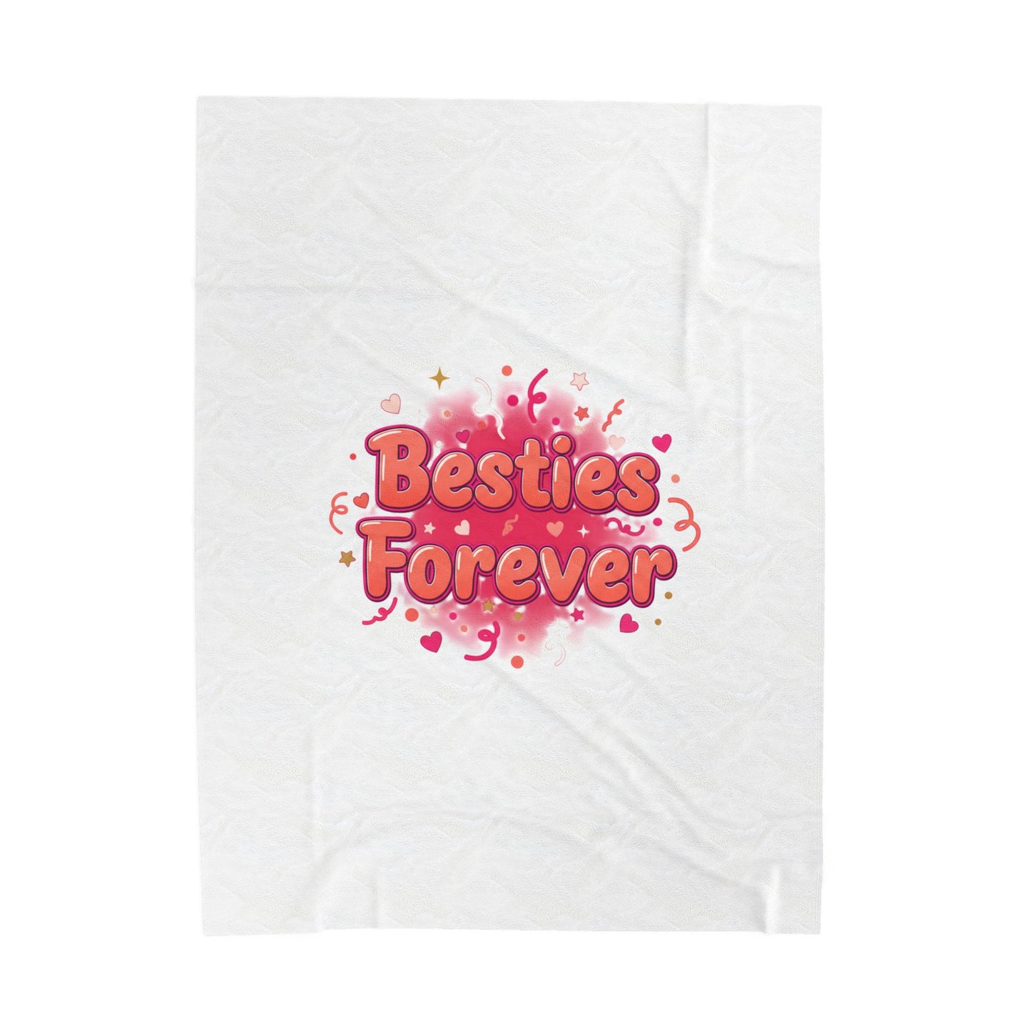 Besties Forever Blanket | Galentine’s design, female friendship, squad vibes