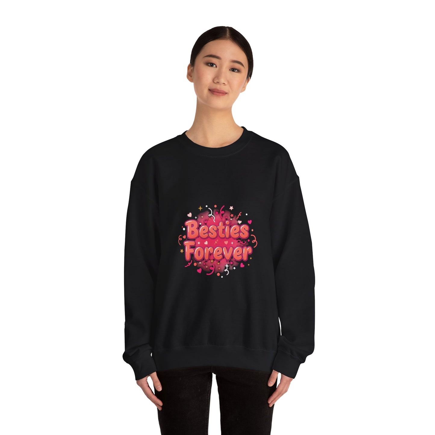 Besties Forever Sweatshirt | Galentine’s Vibes, Friendship-First Crew
