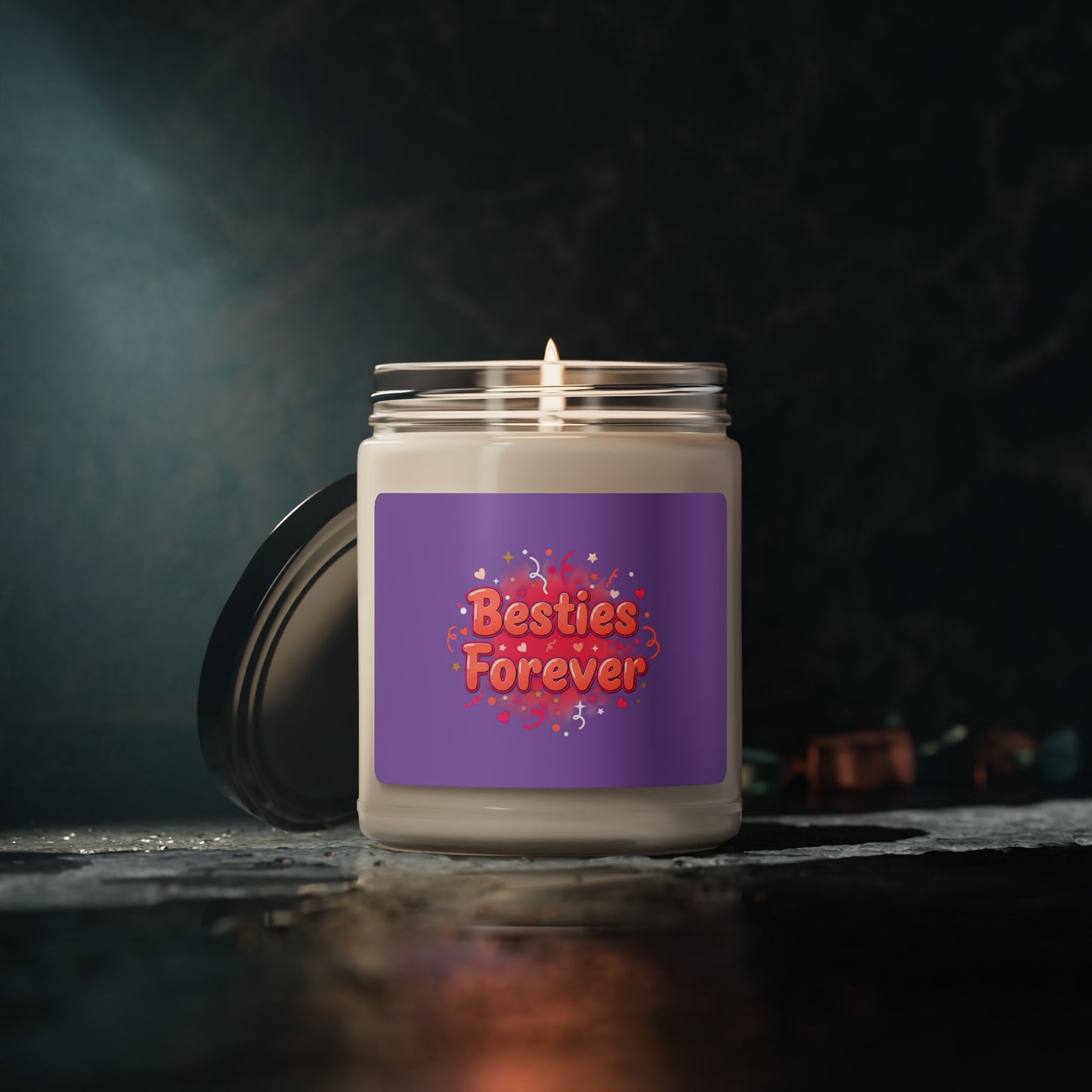 Besties Forever Soy Candle, Galentine’s Vibes | Friendship-First, Squad Goals