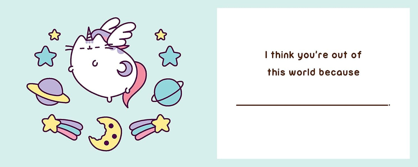 Pusheen: I Like You More than Pizza: A Fill-In Book