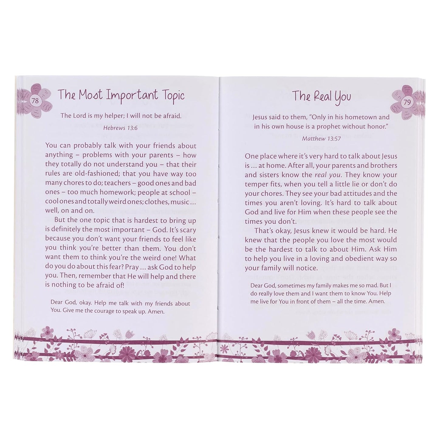 Mini Devotions For Girls - 180 Short and Inspirational Devotions to Encourage, Softcover Gift Book for Tweens | Carolyn Larsen