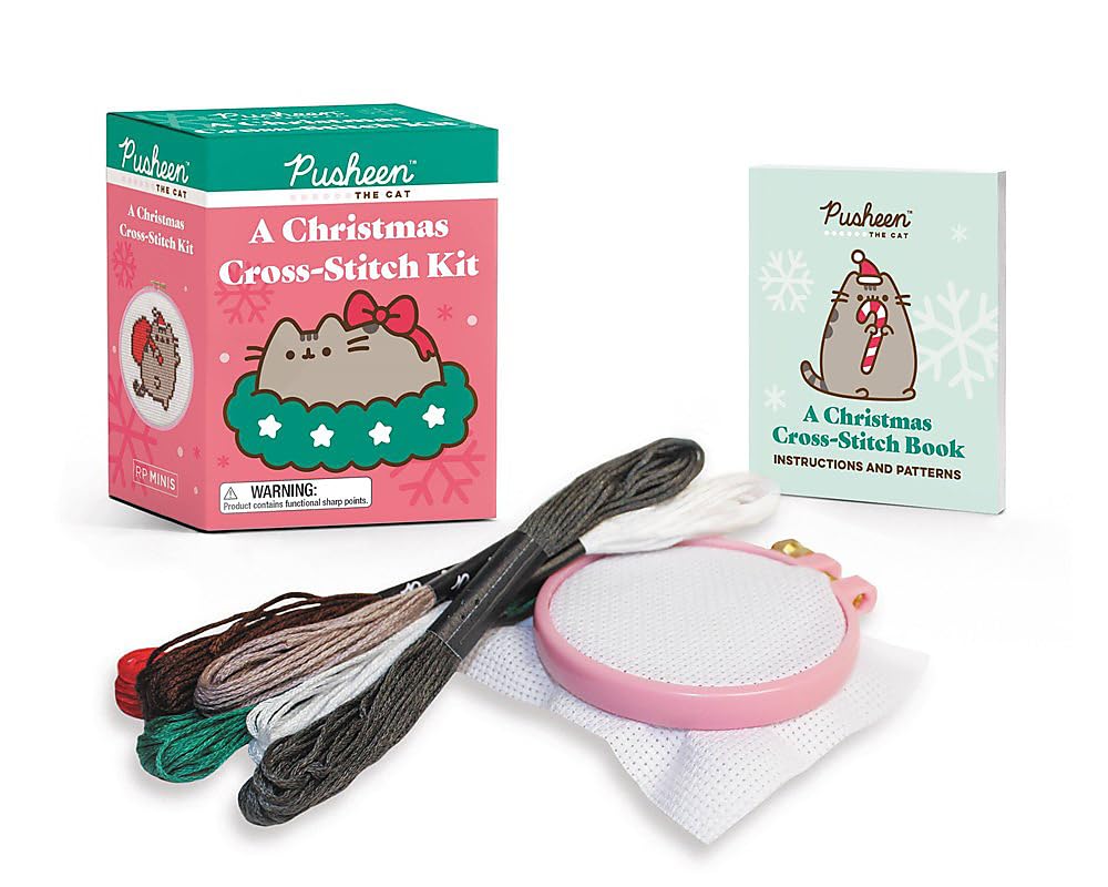 Pusheen: A Christmas Cross-Stitch Kit (RP Minis) cover image