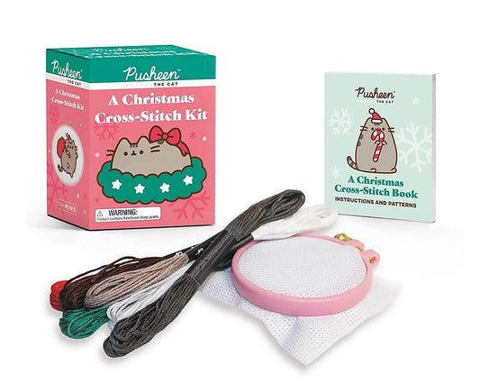 Pusheen: A Christmas Cross-Stitch Kit (RP Minis) cover image