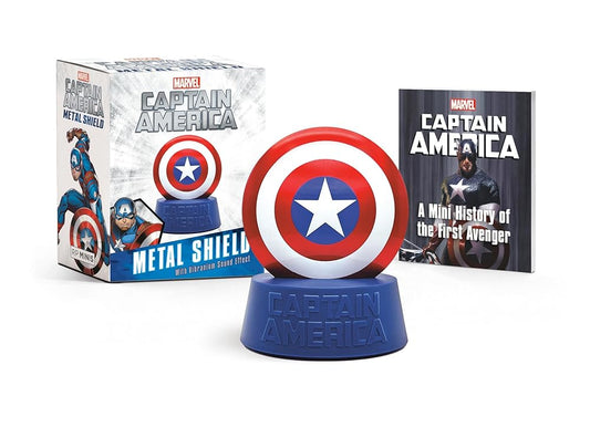 Marvel: Captain America Metal Shield: With Vibranium Sound Effect (RP Minis) cover image