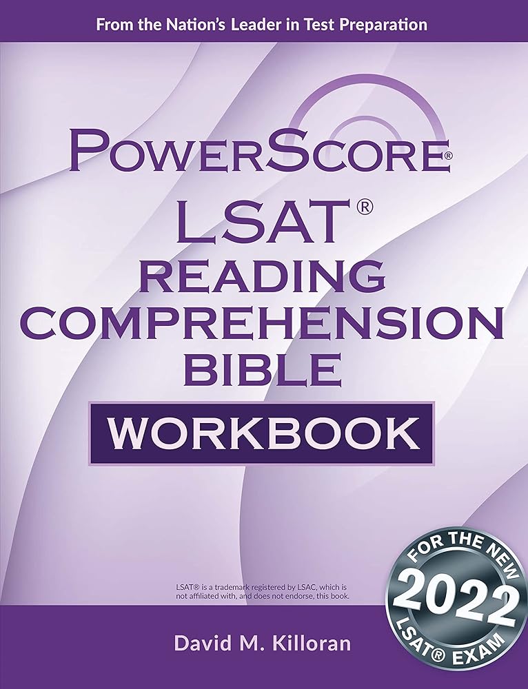 The PowerScore LSAT Reading Comprehension Bible Workbook cover image