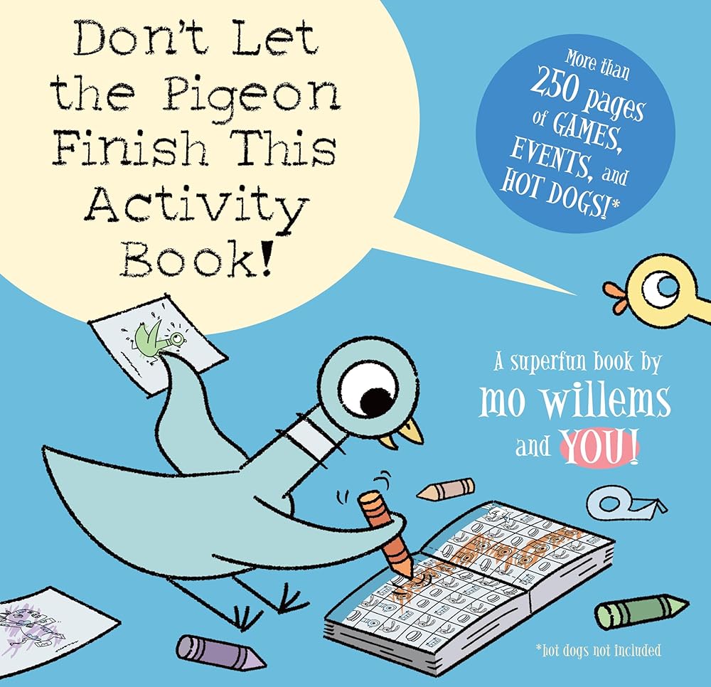 Don't Let the Pigeon Finish This Activity Book!-Pigeon series cover image