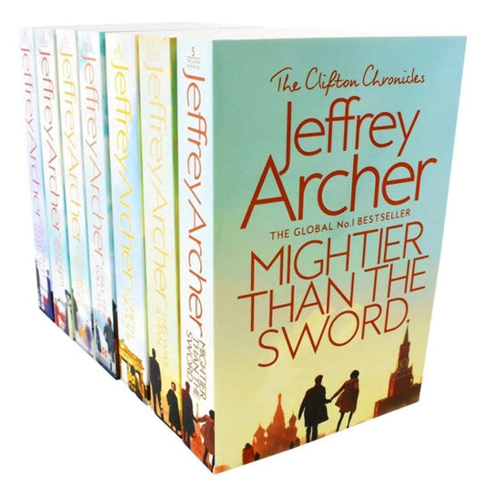 The Clifton Chronicles Series Jeffrey Archer Collection 7 Books Set ( Only Time Will Tell, Best Kept Secret, The Sins of the Father, Cometh the Hour, Mightier than the Sword, Be Careful What You Wish cover image