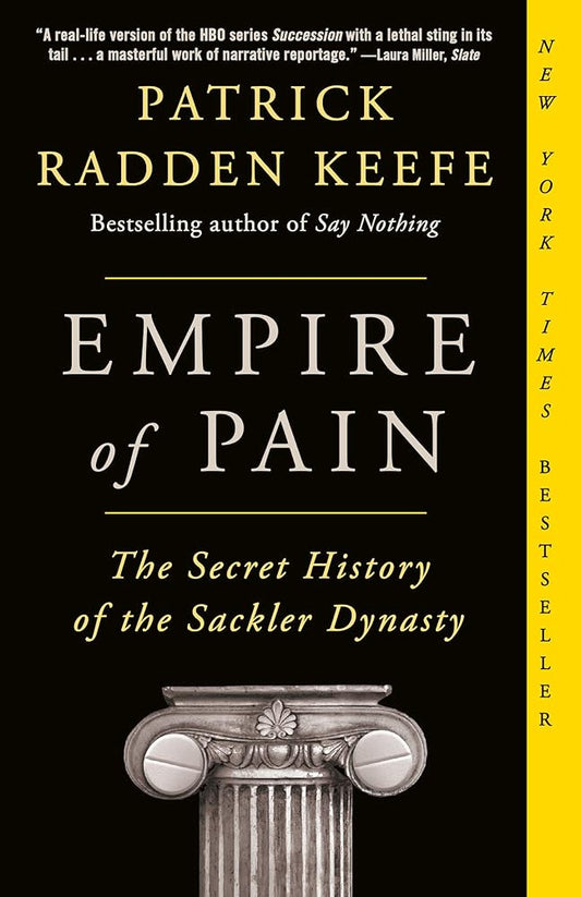 Empire of Pain: The Secret History of the Sackler Dynasty cover image