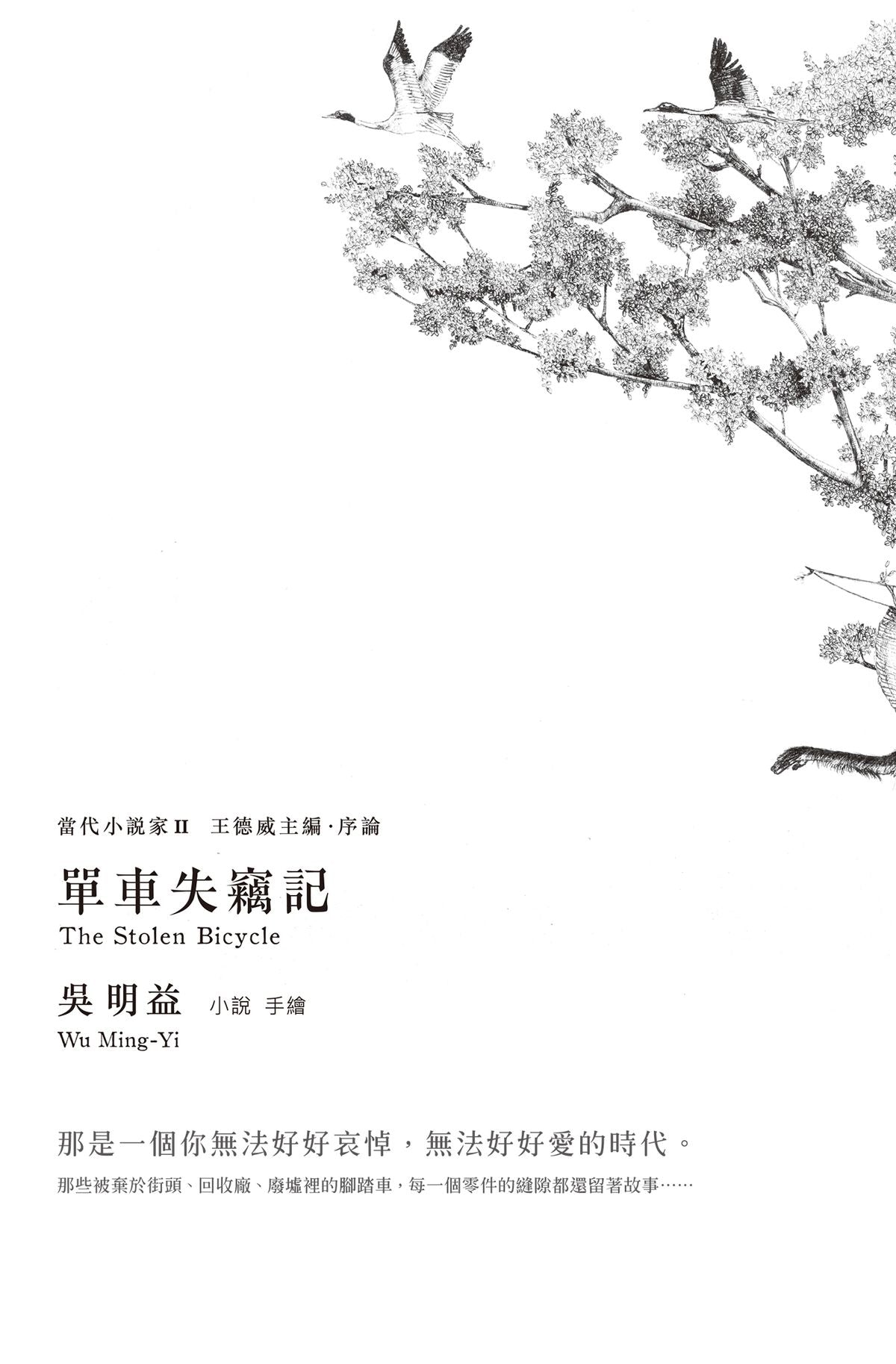 單車失竊記 (新增王德威推薦序)，入圍2018國際曼布克獎 The Stolen Bicycle | 吳明益 Wu Ming Yi