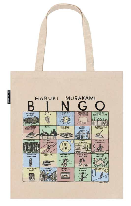 Haruki Murakami Bingo Tote Bag