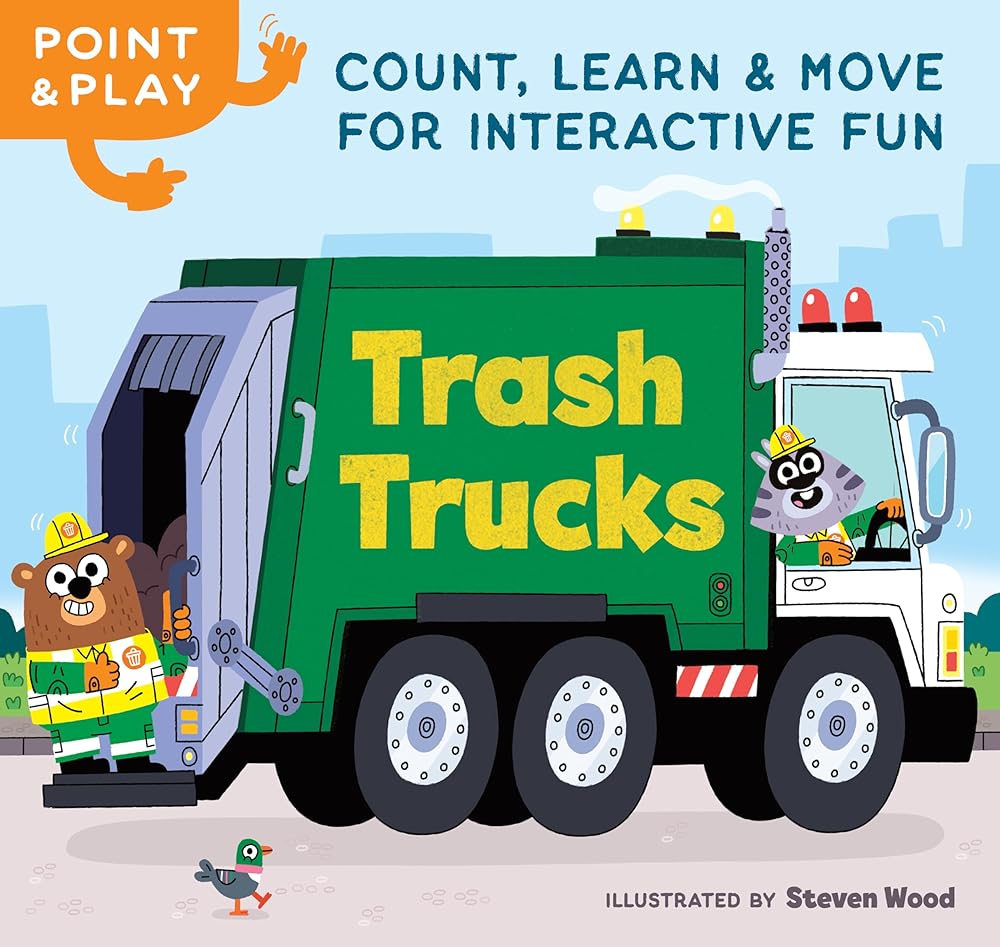 Point & Play: Trash Trucks: Count, Learn, and MOVE for Interactive Fun cover image