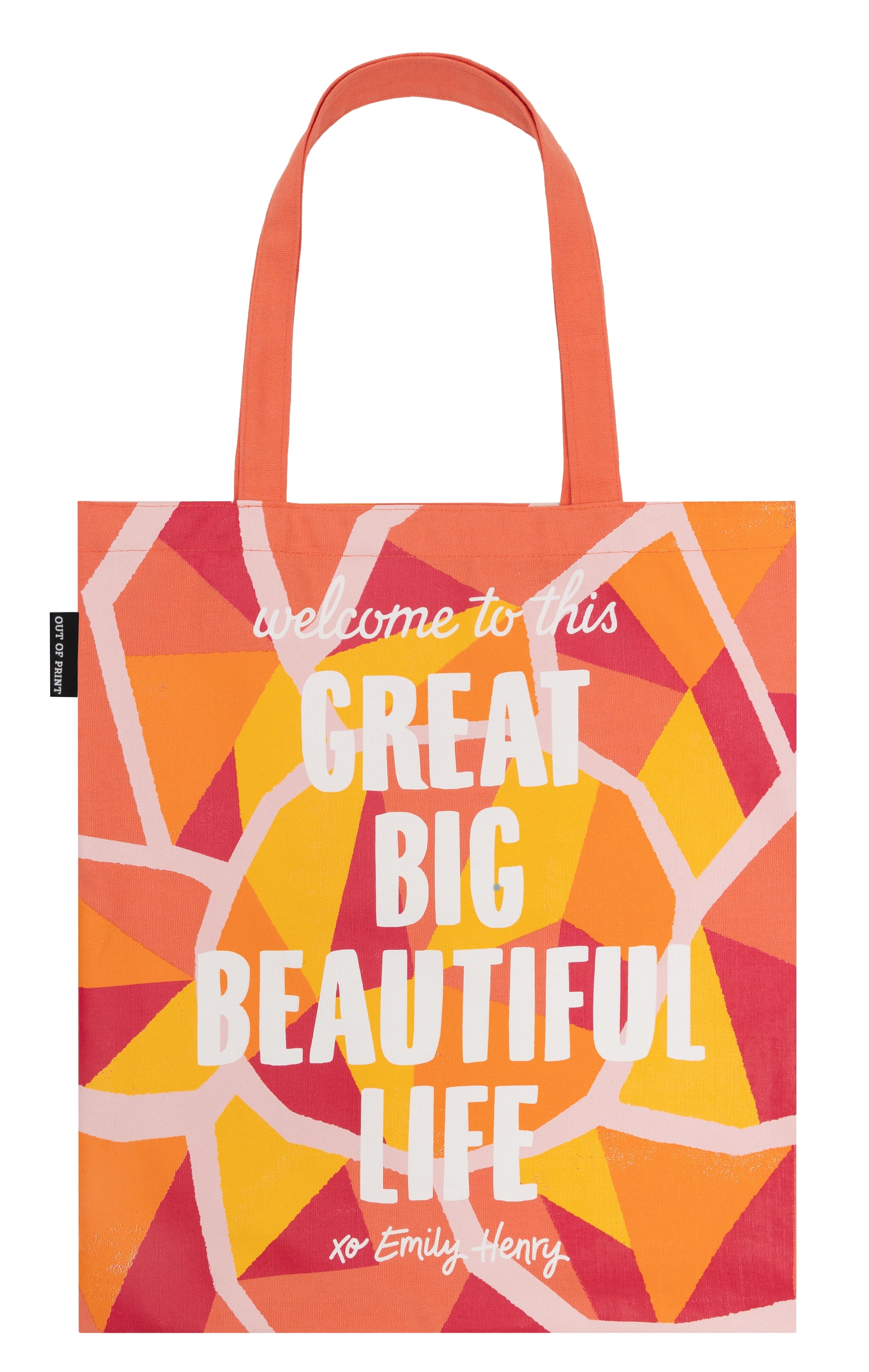 Emily Henry Great Big Beautiful Life - Tote Bag by Out Of Print - Starry Ferry Books