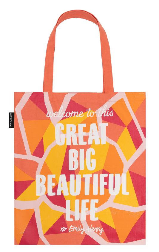 Emily Henry Great Big Beautiful Life - Tote Bag by Out Of Print - Starry Ferry Books