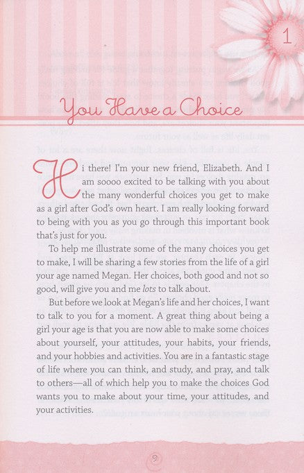 A Girl's Guide to Making Really Good Choices, by Elizabeth George ...