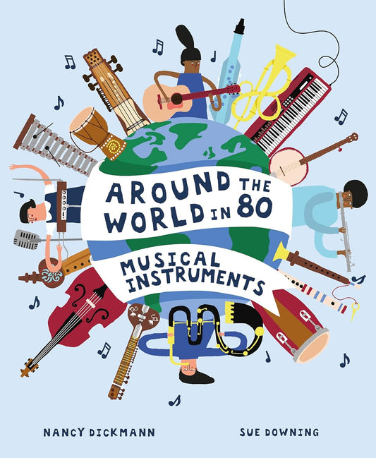  Around the World in 80 Musical Instruments (Around the World, 2)-StarryFerryBooks