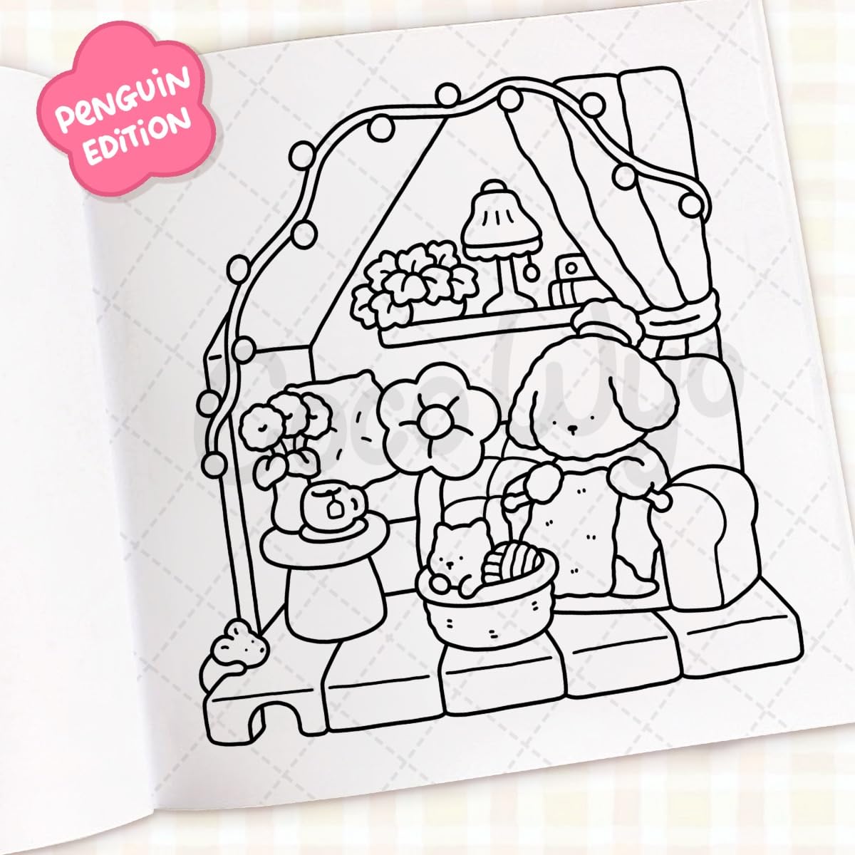Cozy Season: Coloring Book for Adults and Kids (Cozy Spaces Coloring) | Coco Wyo