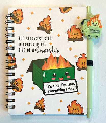 Dumpster Fire - "I Need A Nap" Mint - Starry Ferry Books