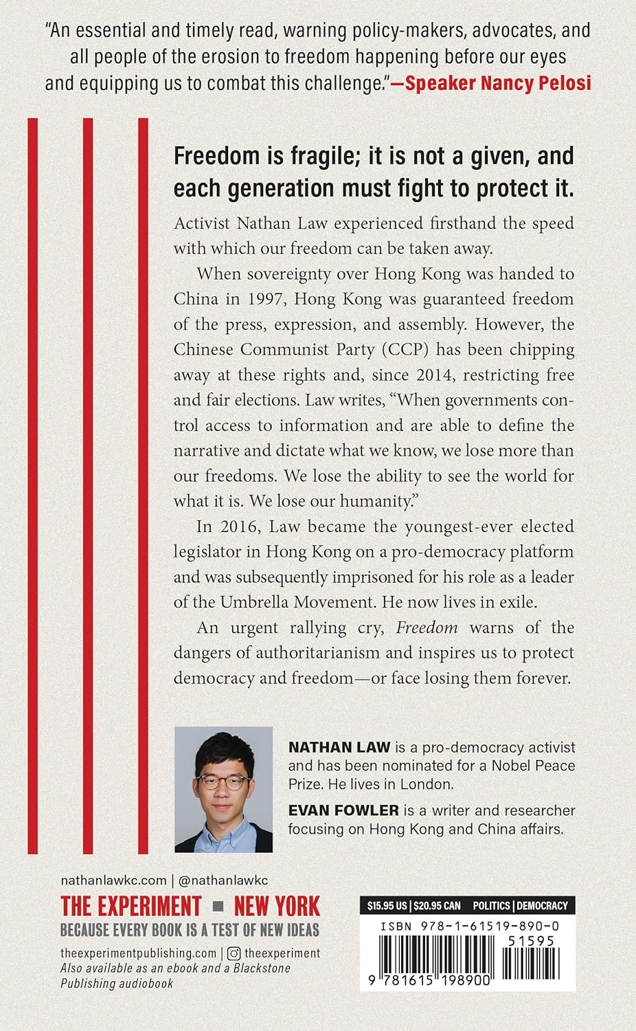 Freedom: How We Lose It and How We Fight Back by Nathan Law, Evan Fowler