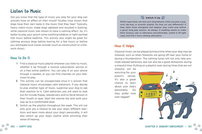 Happy Dog - 101 Easy Enrichment Activities for a Healthy, Happy, Well-Behaved Pup