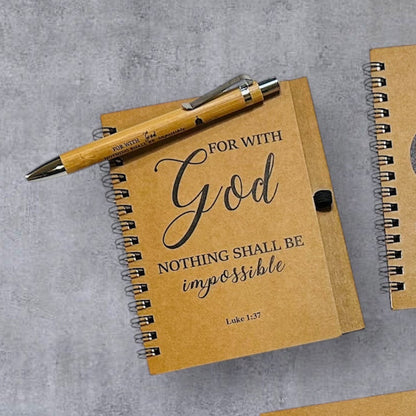 For with God, nothing shall be impossible.