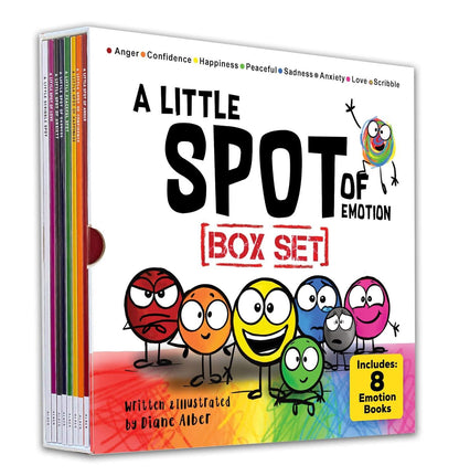 A Little SPOT of Emotion Box Set (8 Books: Anger, Anxiety, Peaceful, Happiness, Sadness, Confidence, Love, & Scribble Emotion) - Starry Ferry Books