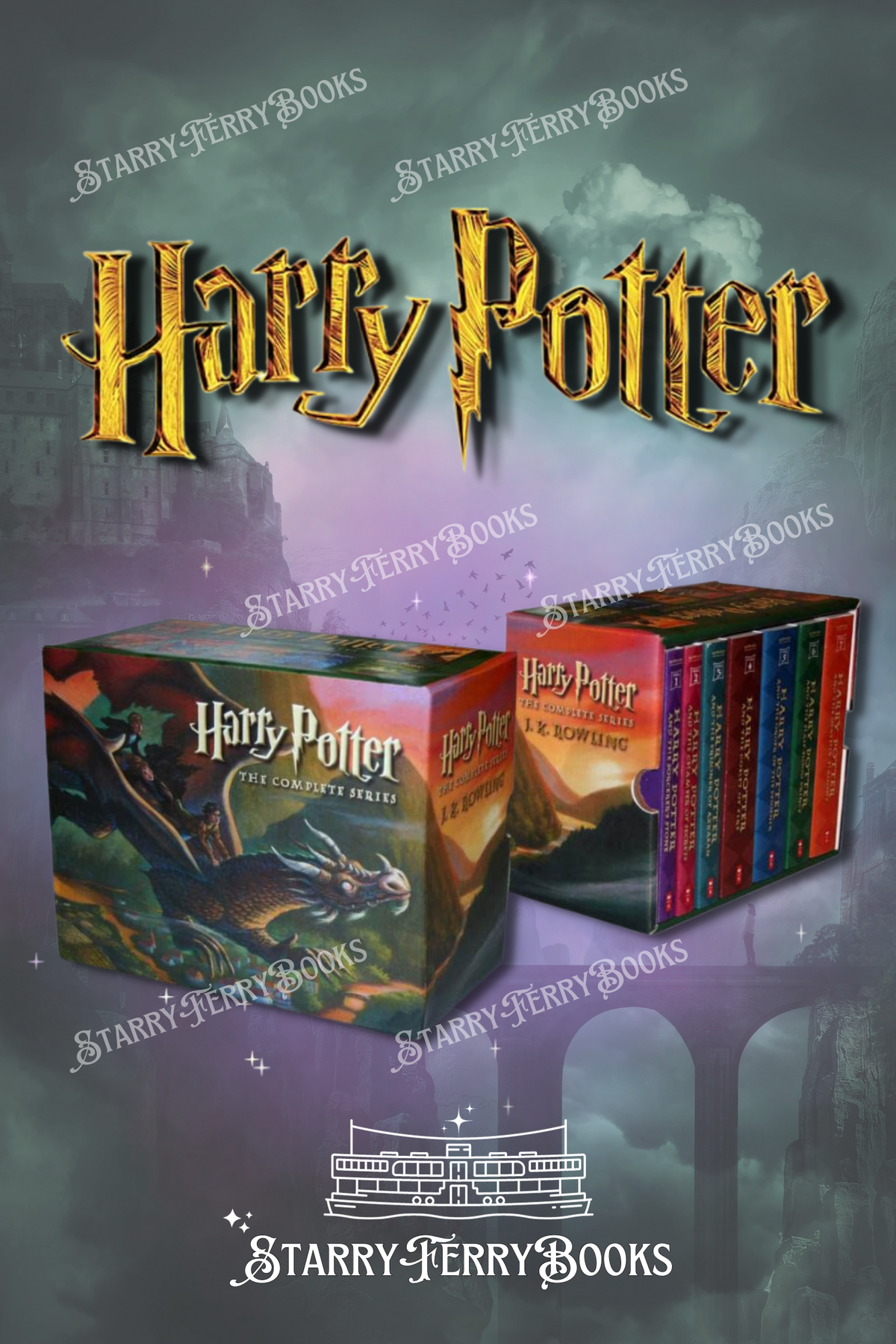 Harry Potter The Complete Series (Box set, Book 1-7, Paperback