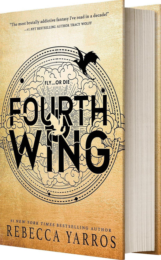 Fourth Wing (The Empyrean, 1) Hardcover - Starry Ferry Books