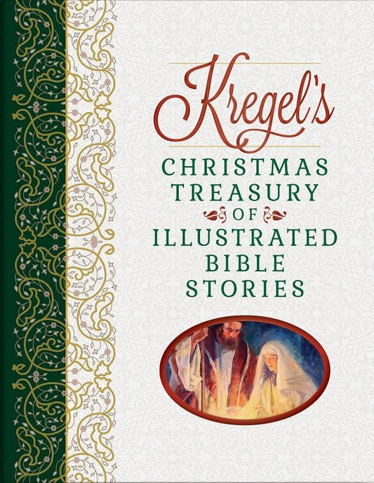 Kregel's Christmas Treasury of Illustrated Bible Stories (Hardback, September 19, 2023) - Starry Ferry Books
