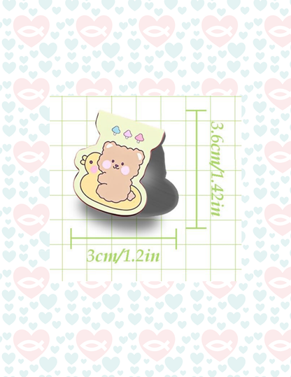 Kawaii Girls & Animals Magnetic Bookmarks | 可愛女孩與動物磁性書籤