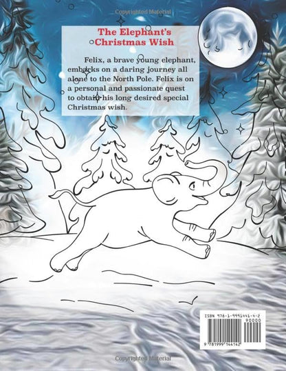 The Elephant's Christmas Wish Coloring Book