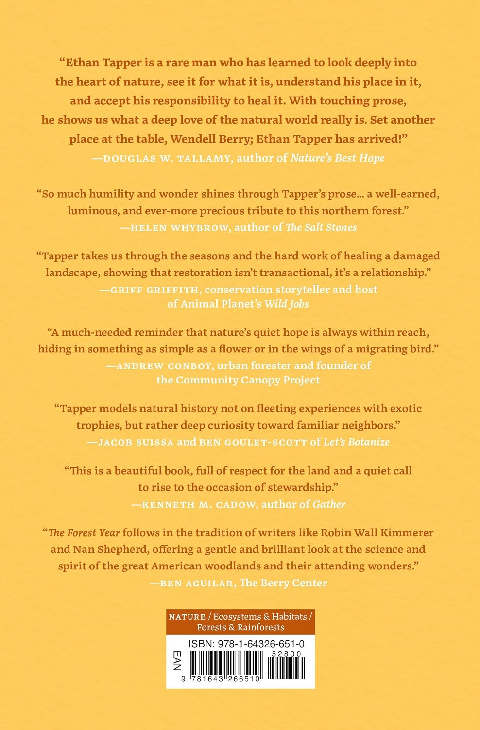 The Forest Year: Finding Hope in a World Worth Saving | Ethan Tapper