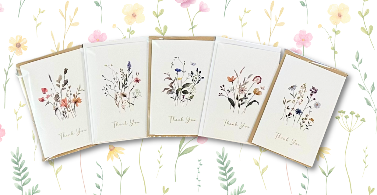 Wildflower Thank You Cards