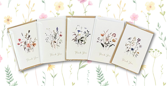 Wildflower Thank You Cards